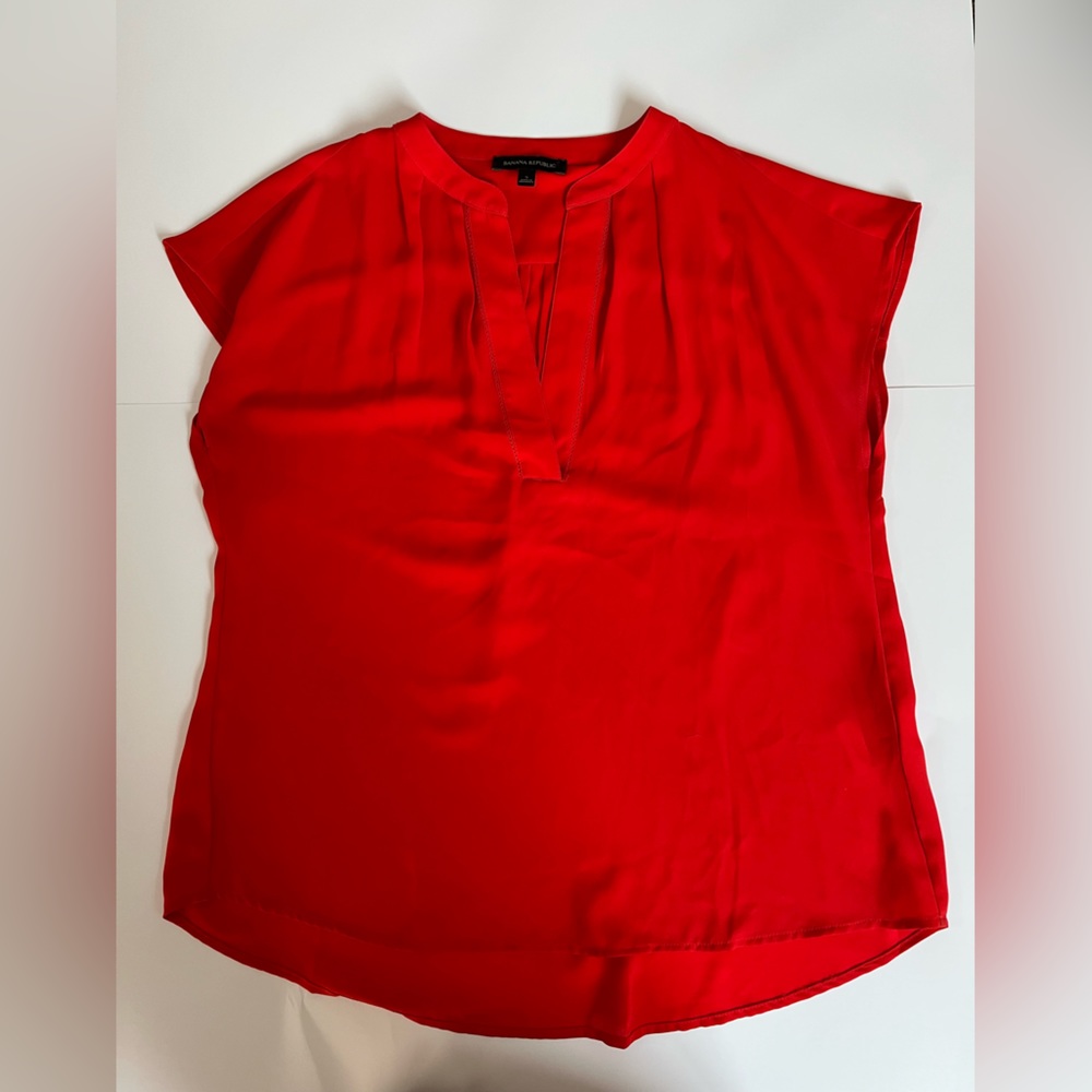 Red blouse